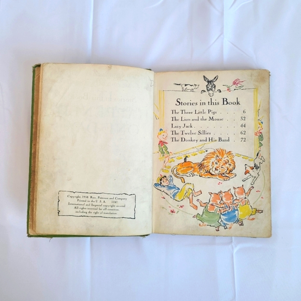Vintage 1938 It Happened One Day The Wonder-Story Books Hardcover Collectible - Picture 3 of 9